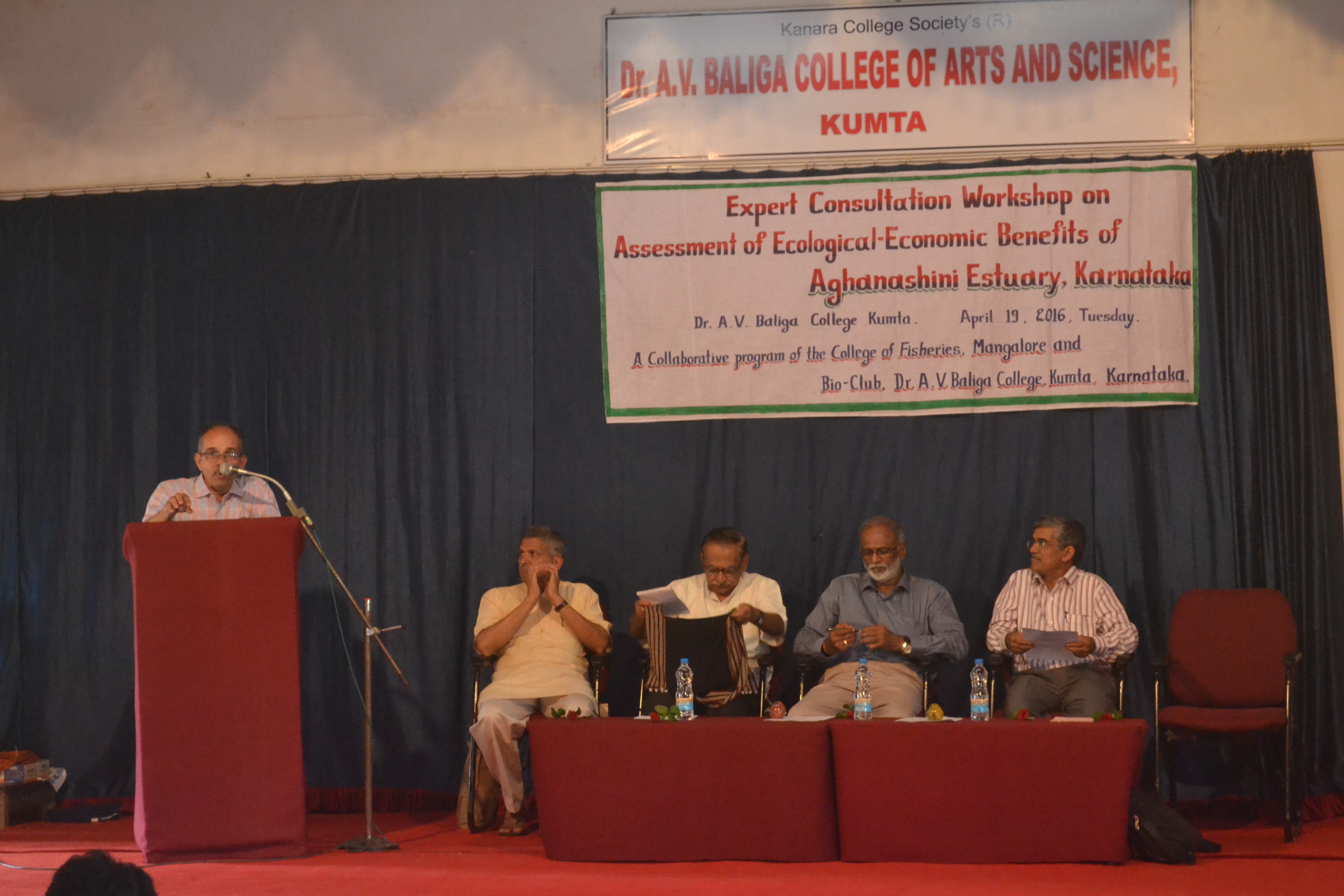 Efforts for the assessment of Ecological-Economic value of Aghanashini Estuary